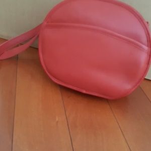 Red vintage-early 1990s-Coach handbag